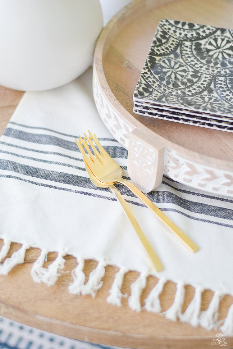 Styled + Set Entertaining Tour - summer patio entertaining for two