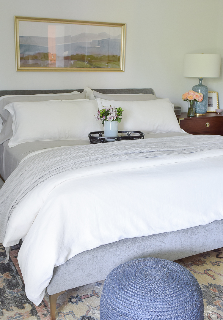 The best organic linen bedding you can't live without this summer + a review