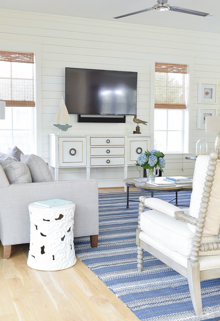 Beautiful Coastal Inspired Living Room in 30-A Florida