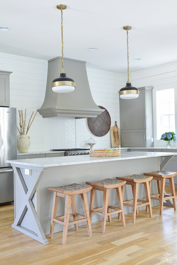 coastal inspired kitchen in 30A - beach rental home 