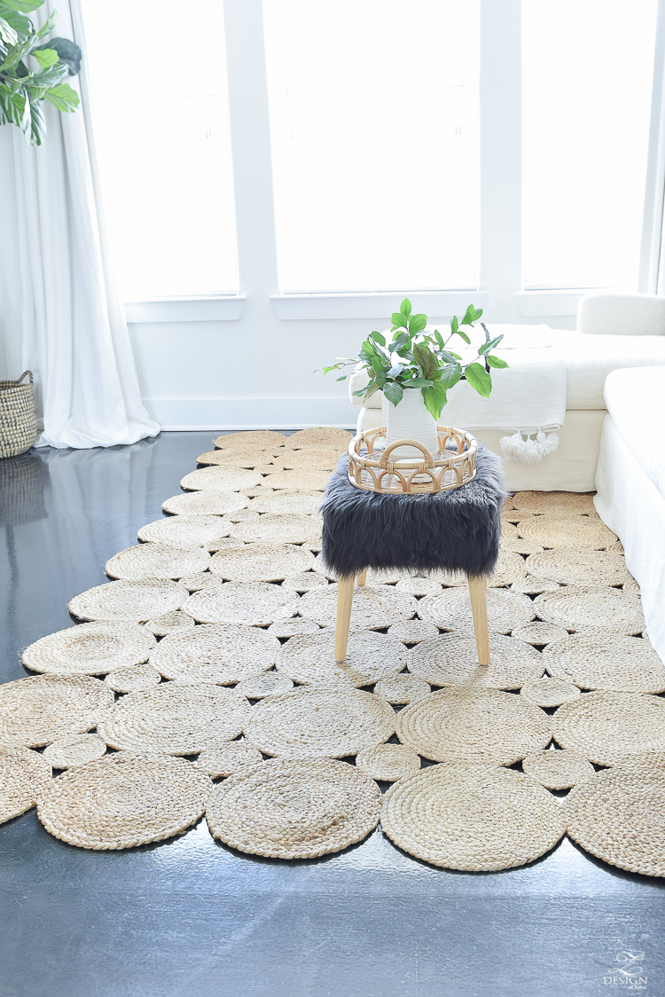 The best natural woven rugs - trendy boho chic rug