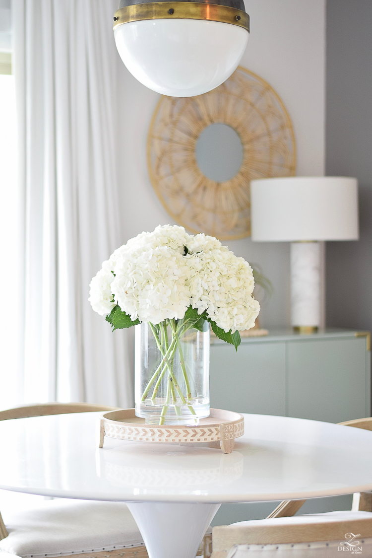 Late Summer Refresh Tips & Tour - White Hydrangeas