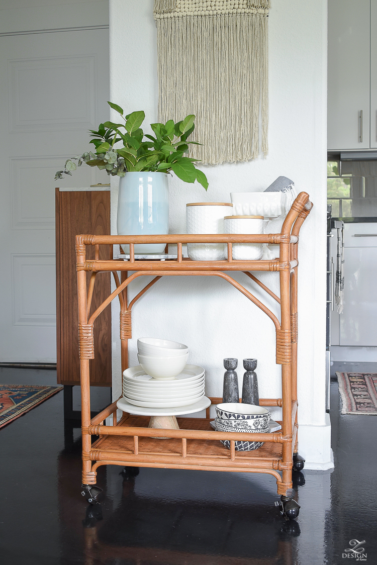 How to Style a Bar Cart