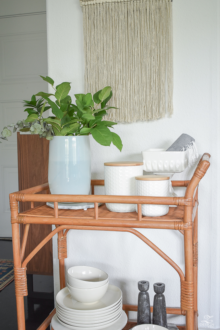 Tips for Bar Cart Styling - ZDesign At Home