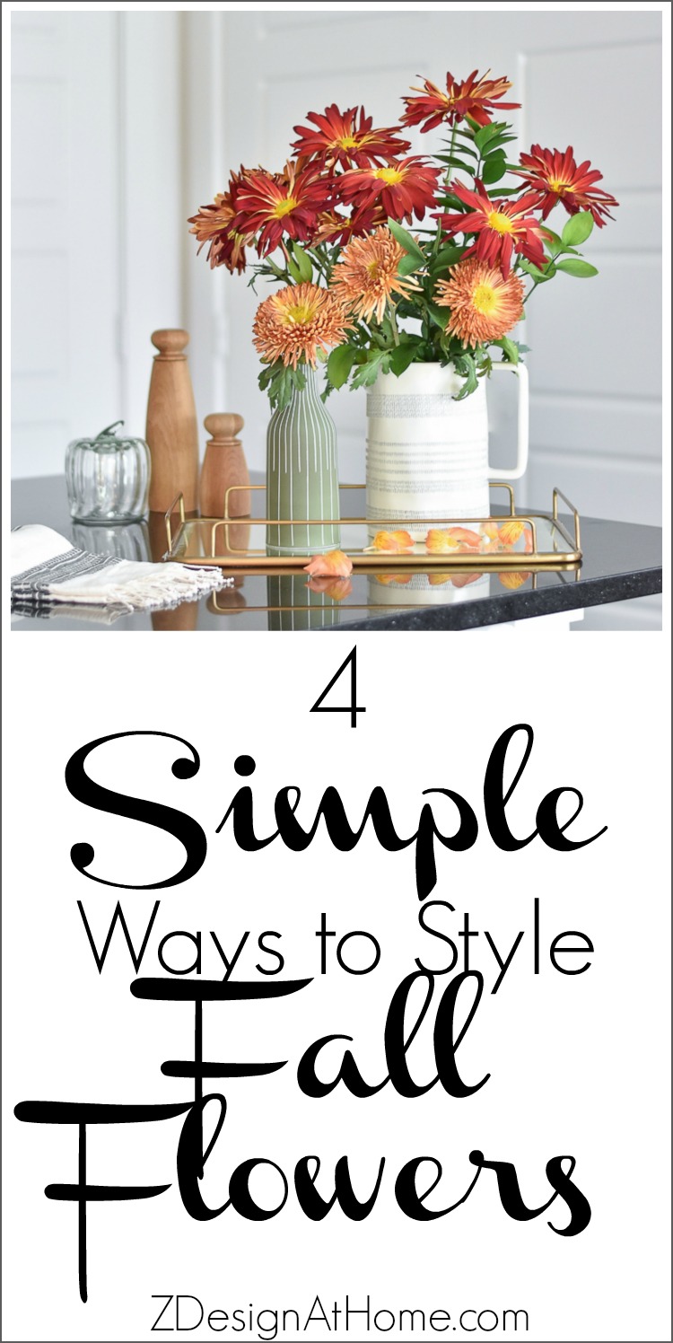 4 Simple Ways To Style Fall Flowers