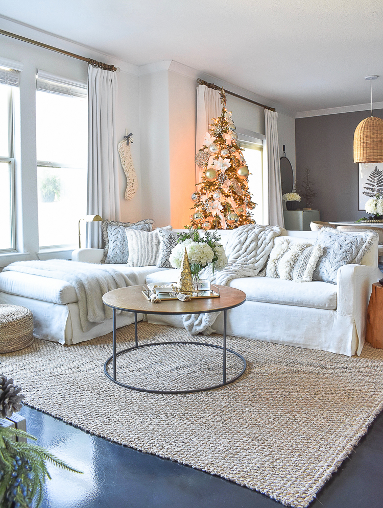 Styled For The Season Christmas Tour - ZDesign At Home Christmas Living Room