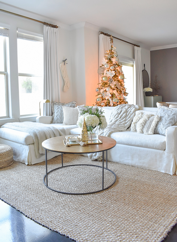 Styled For The Season Christmas Living Room Tour