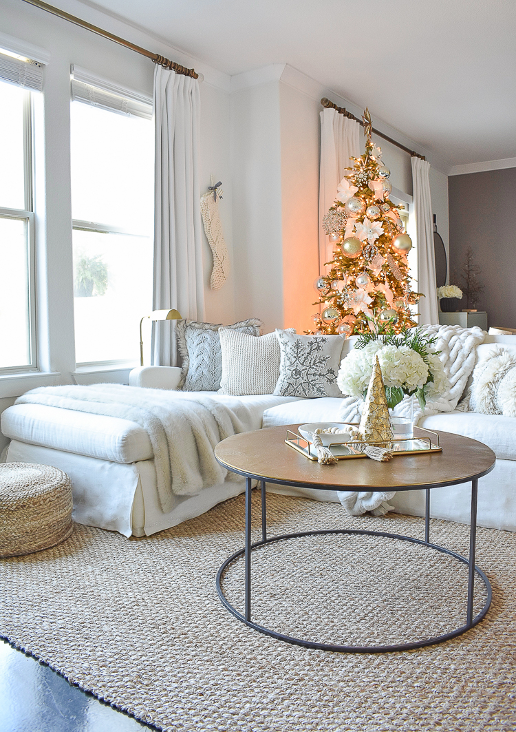 Styled For The Season Christmas Living Room Tour