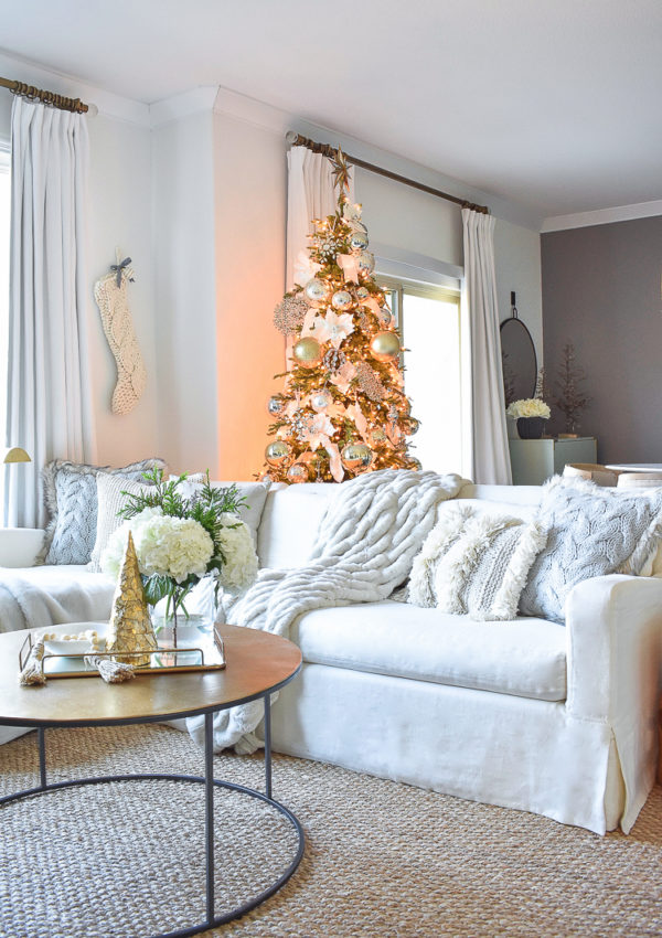 Styled For The Season Christmas Tour - Neutral Christmas Living ...