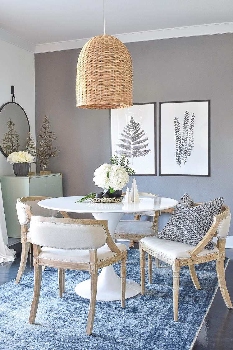 Styled For The Season - Modern Christmas Dining Room