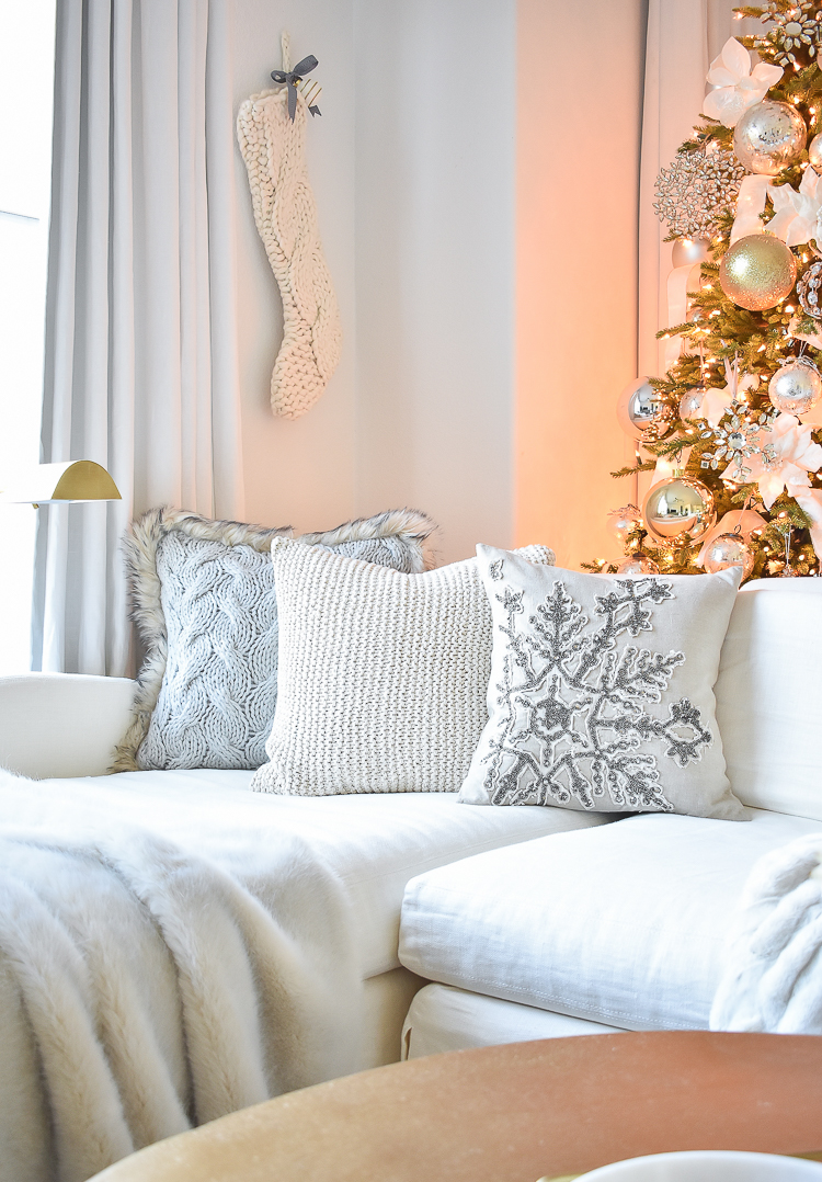 Styled For The Season Christmas Tour - Neutral Christmas pillows