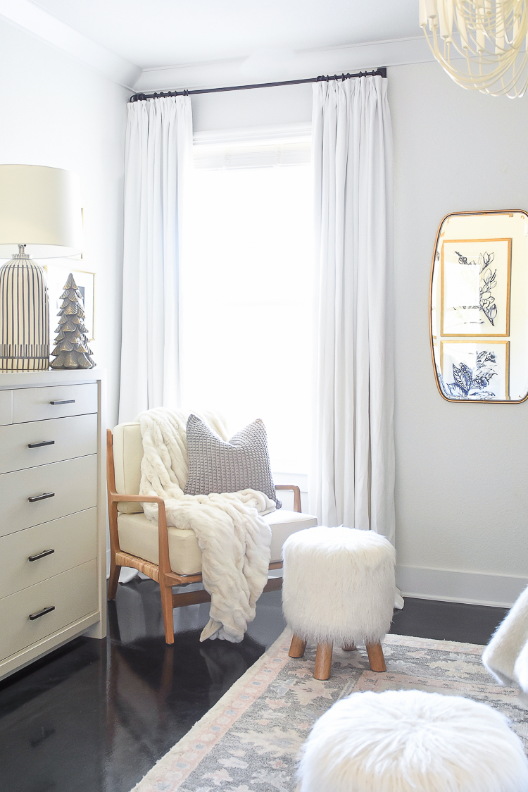 Boho Chic Neutral Christmas Bedroom Tour