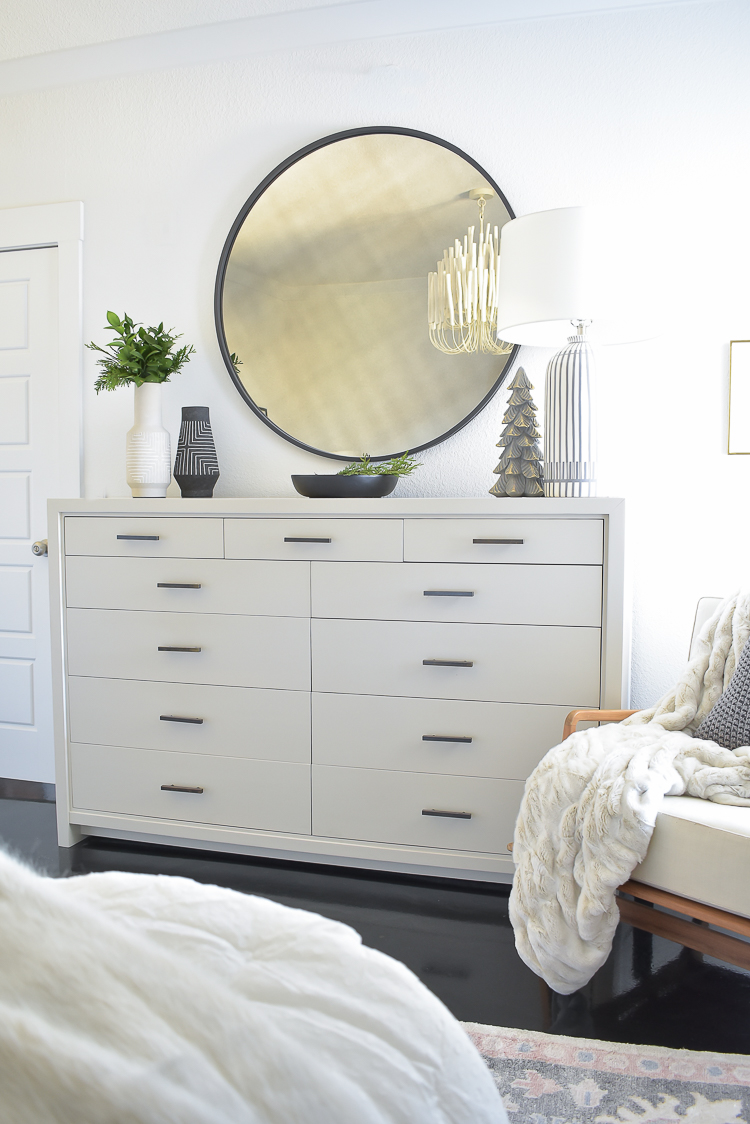 Boho Chic Neutral Christmas Bedroom Tour