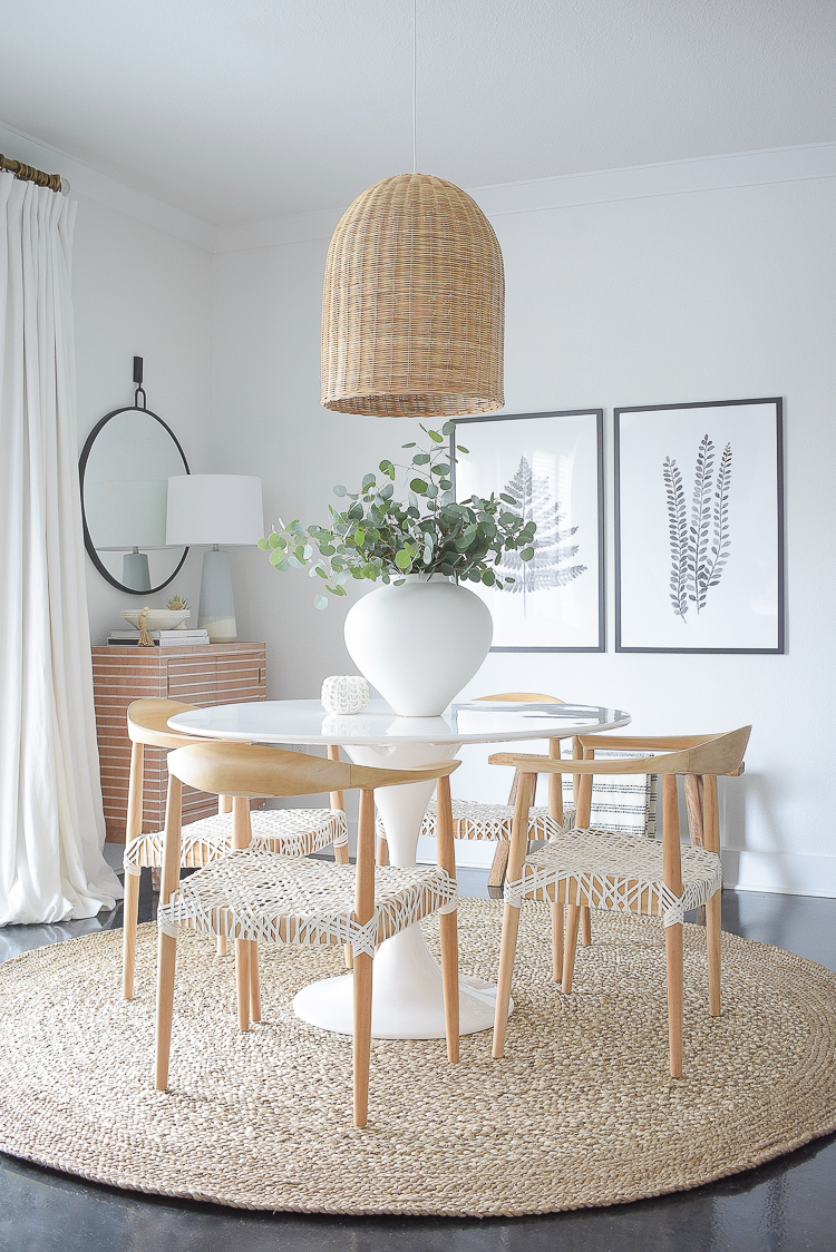 Boho Chic Dining Room Reveal - ZDesign At Home