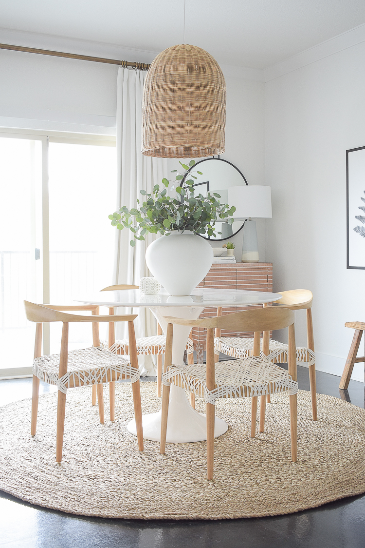 Boho Chic Dining Room Reveal - ZDesign At Home