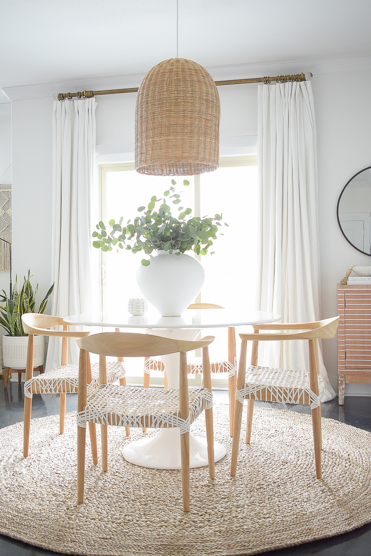 Boho Chic Dining Room Reveal - ZDesign At Home