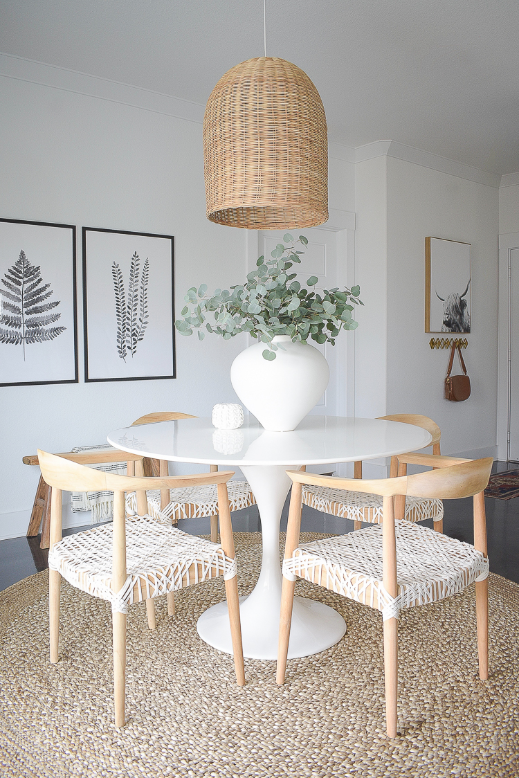 Boho Chic Dining Room Reveal - ZDesign At Home