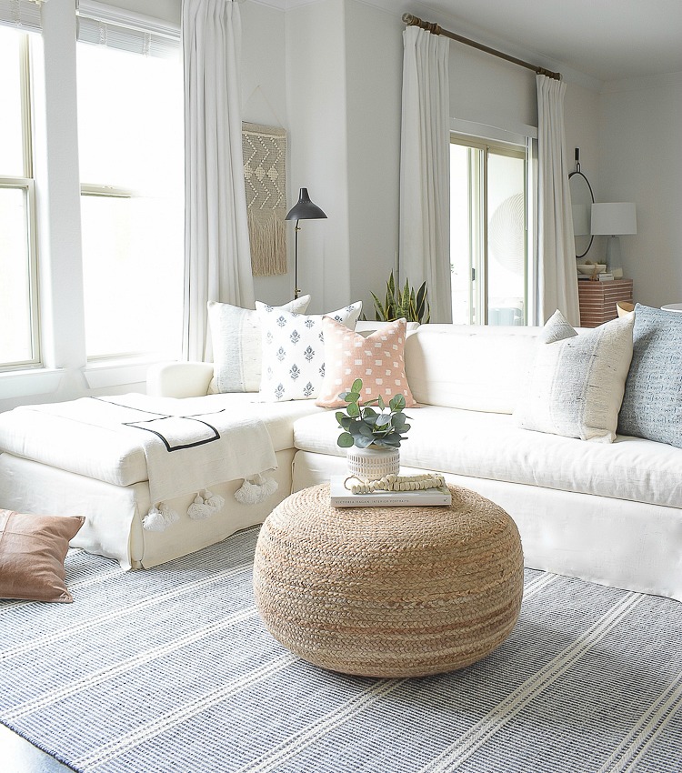 Light & Airy Spring Living Room Tour