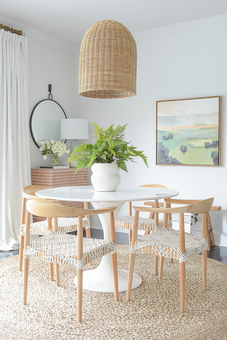 ZDesign At Home Spring Dining Room Tour - Boho Chic Design