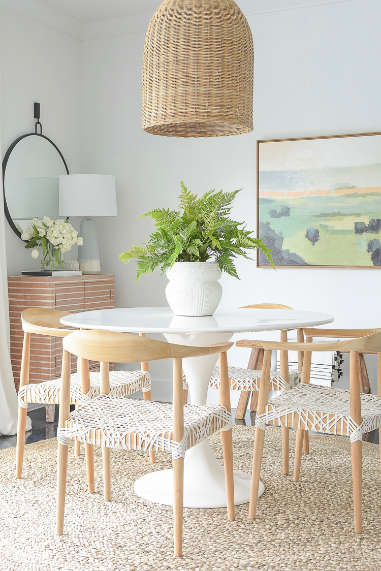 Spring Home Tour - Boho Chic Dining Room