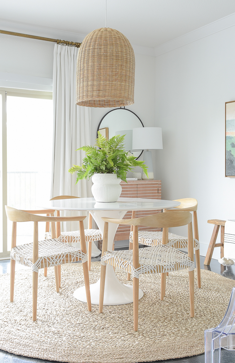 ZDesign At Home Spring Dining Room Tour - Boho Chic Dining Room