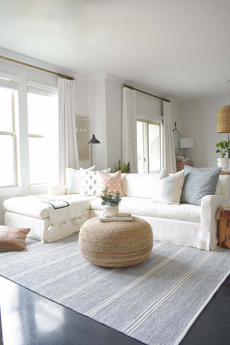 Light & Airy Spring Living Room Tour