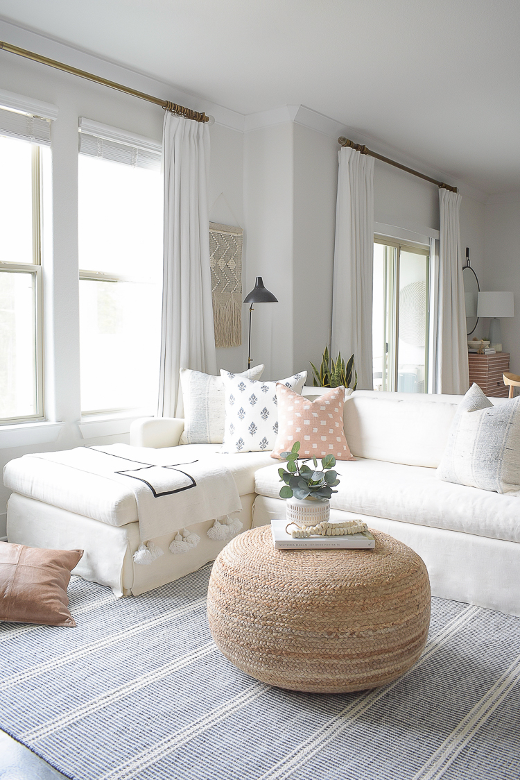 Light & Airy Spring Living Room Tour