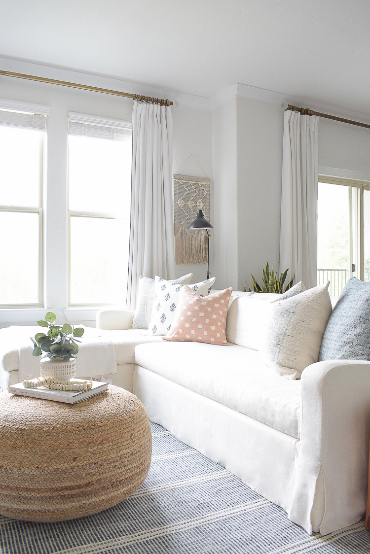 Light & Airy Spring Living Room Tour