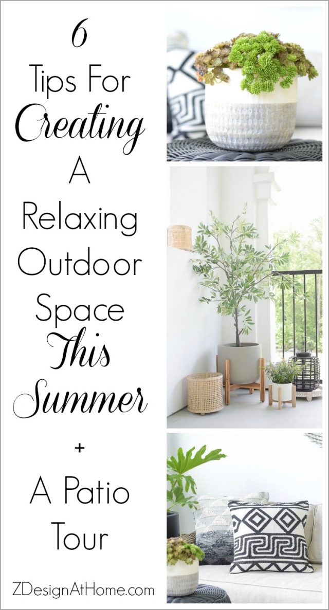 6 Tips For Creating A Relaxing Outdoor Space This Summer + A Patio Tour ...