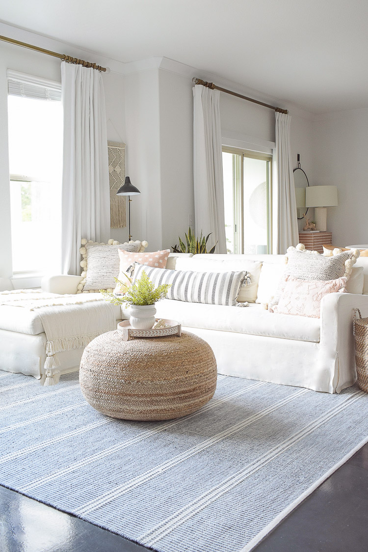 Summer Home Tour - Boho Chic Living room