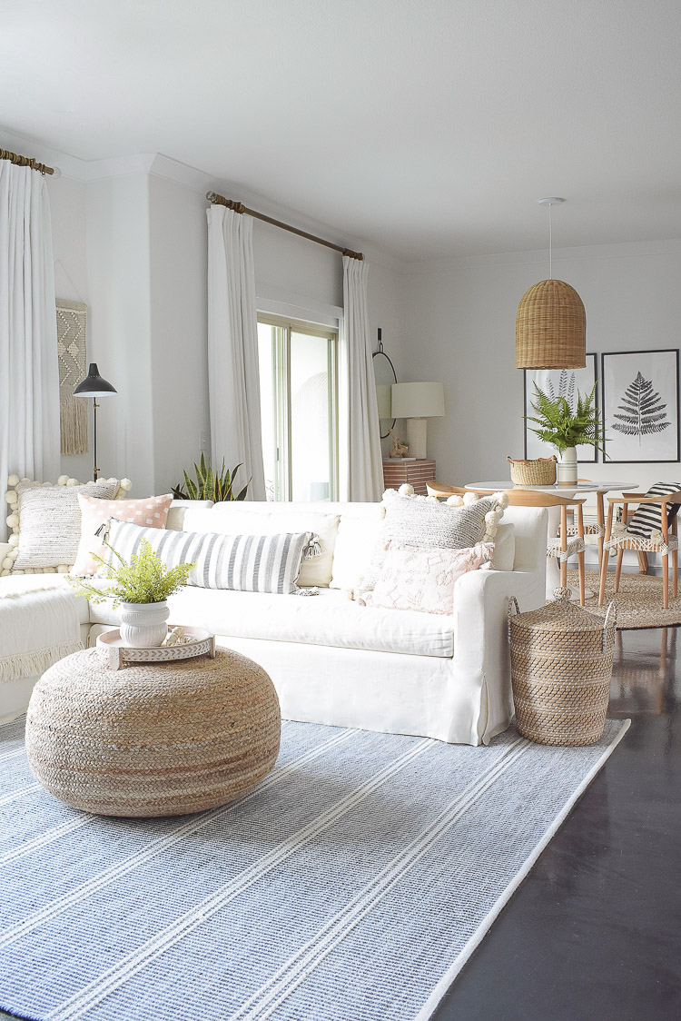 Summer Home Tour - Boho Chic Living Room Tour