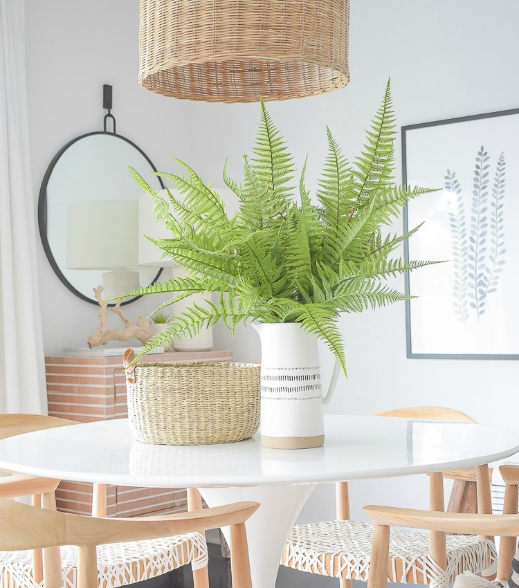 Tips for Adding Natural Summer Decor + A Dining Room Tour