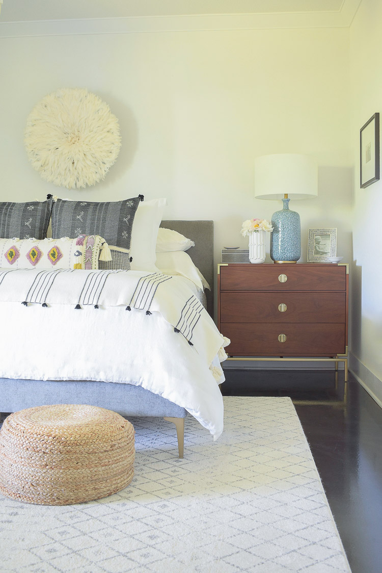 ZDesign At Home Summer Bedroom Tour - Boho Chic Bedroom design 