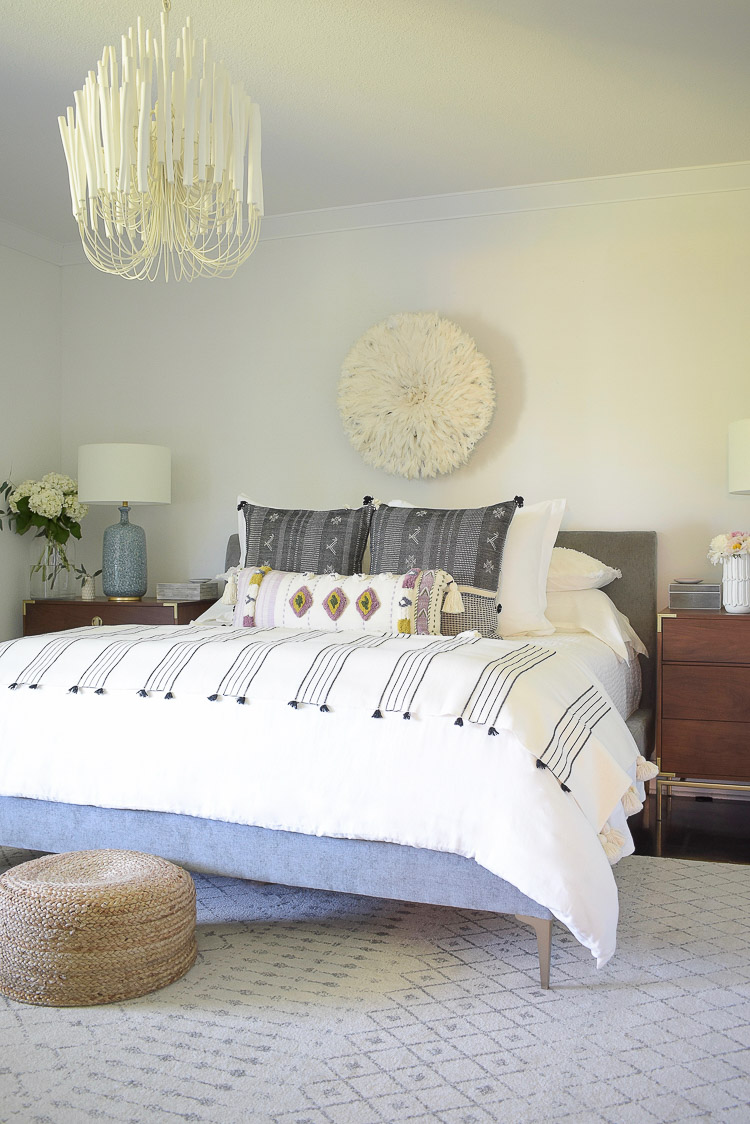 Zdesign At Home - Boho chic summer bedroom tour 