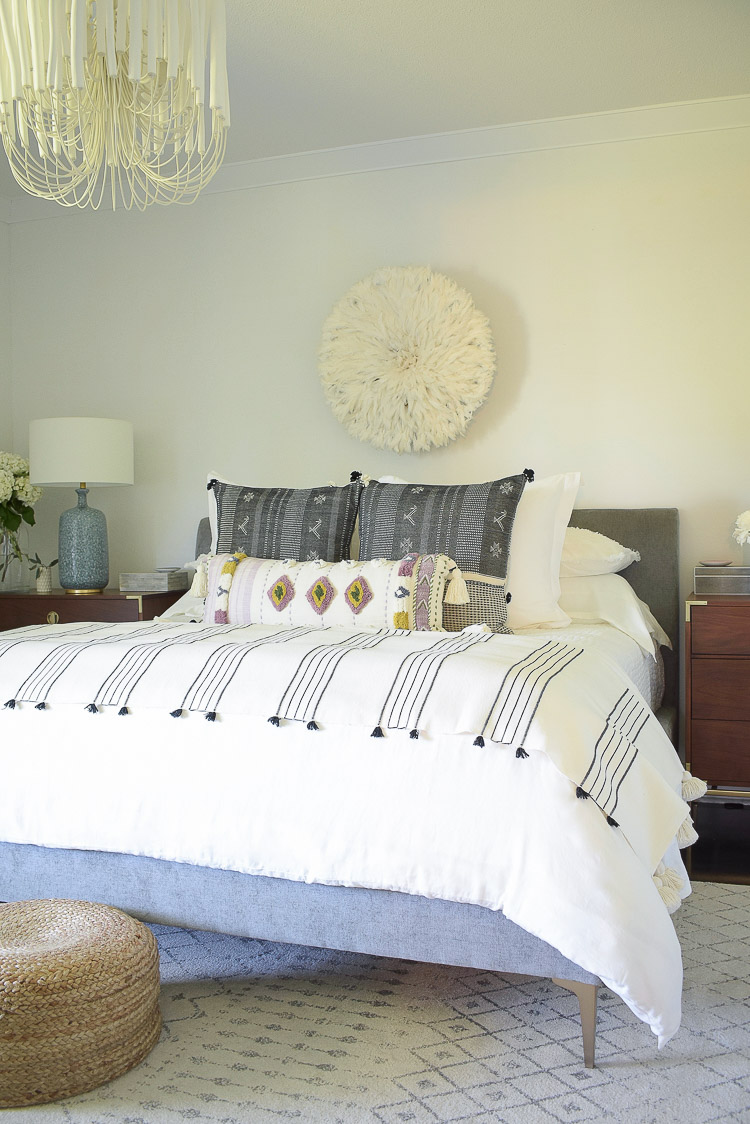 Zdesign At Home - Boho chic summer bedroom tour 