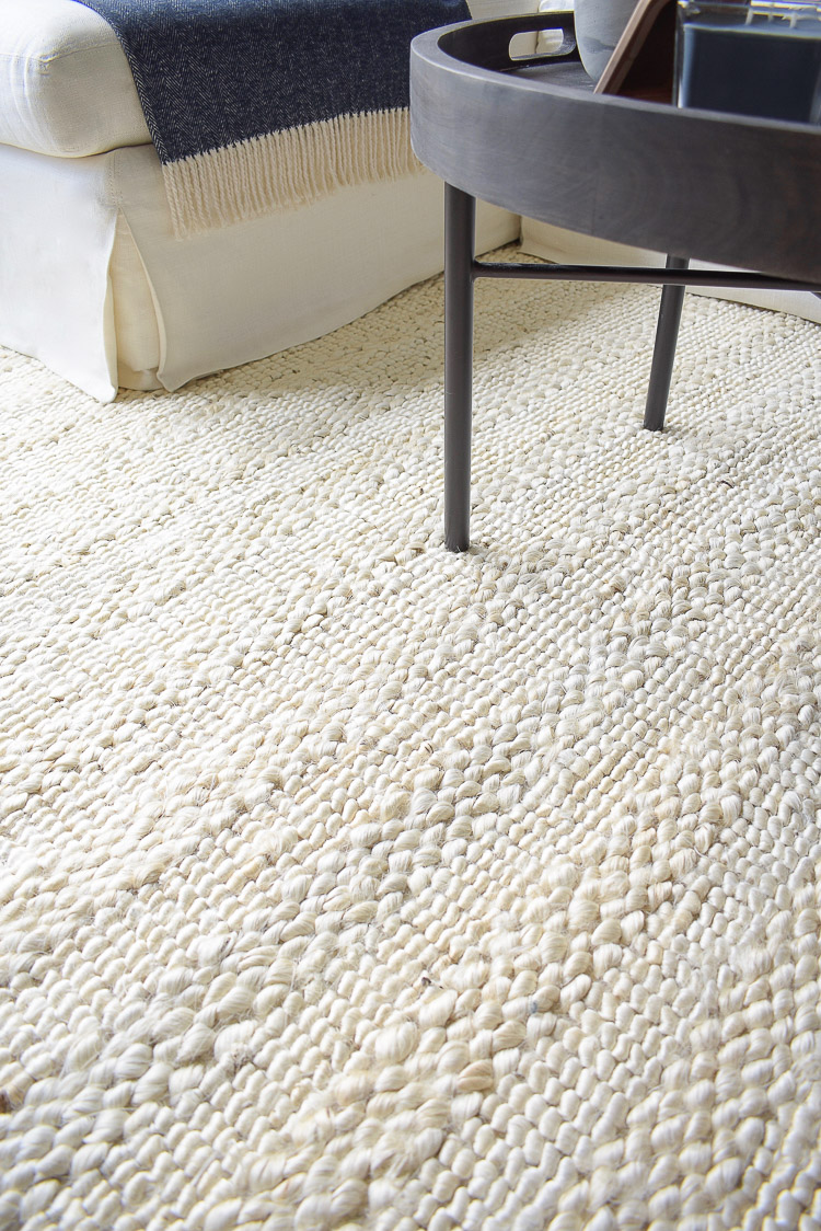 Chunky Wovens for Fall - Chunky textured rug 