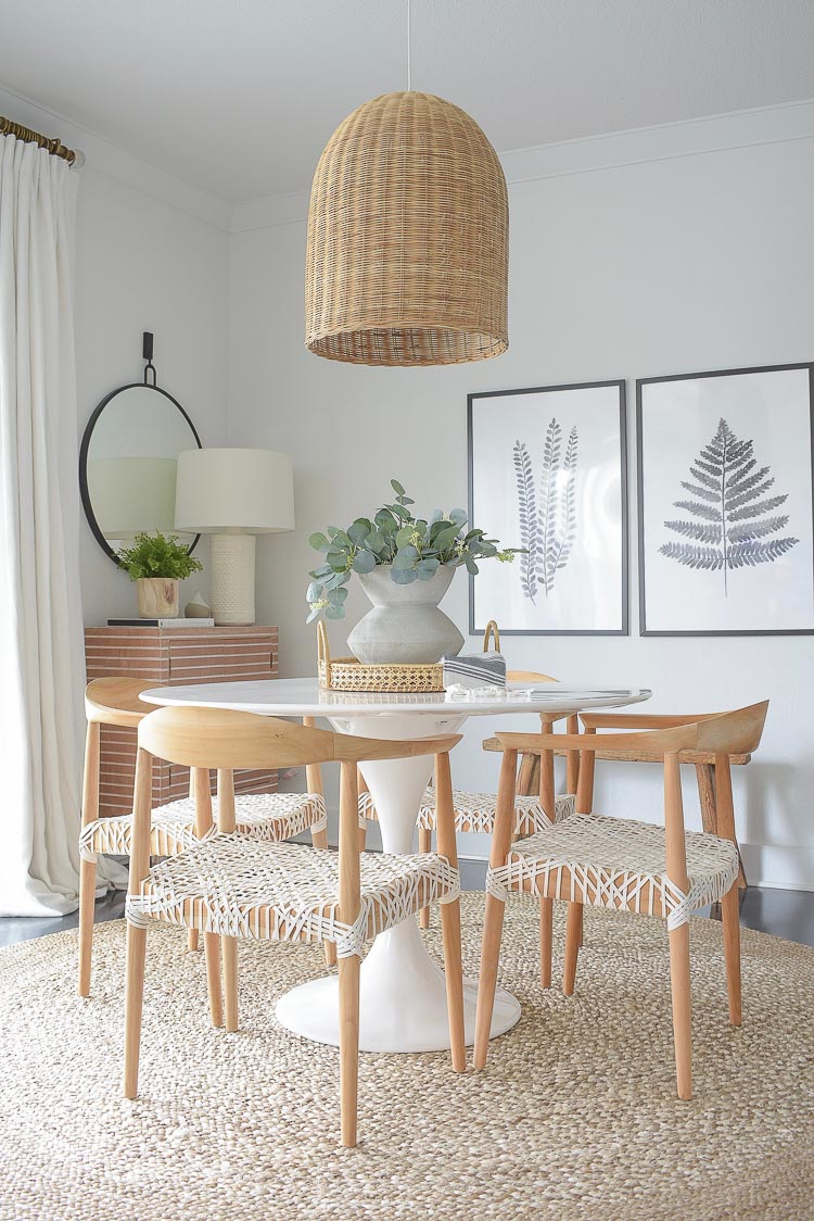 Winter HomeTour - Boho Chic Dining Room Tour 