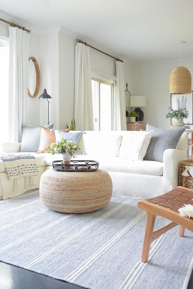 Spring living room blog hop tour