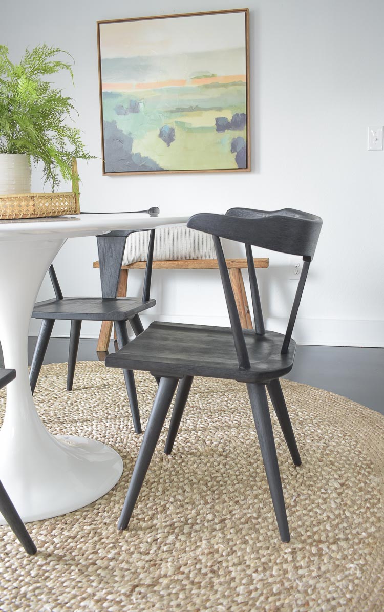 New Black Dining Chairs Spring Dining Room Tour Zdesign At Home