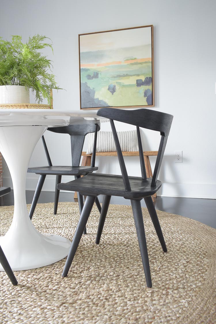 New Black Dining Chairs Spring Dining Room Tour Zdesign At Home