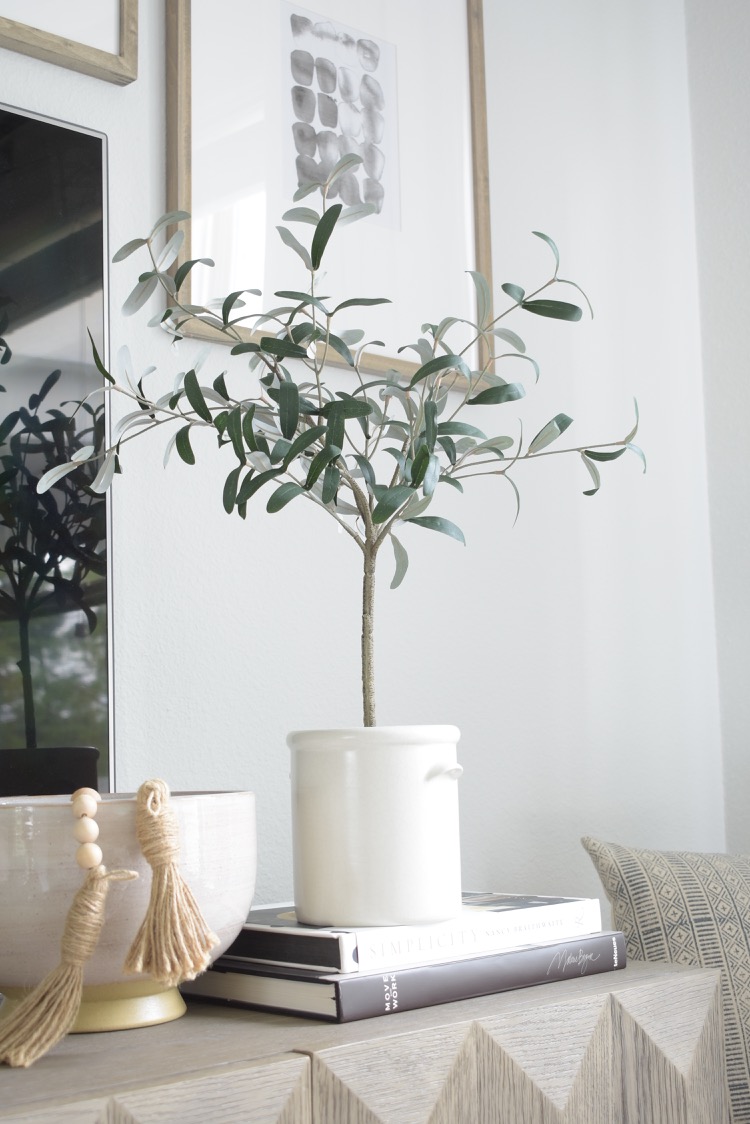 Studio McGee at Target faux olive tree in crock