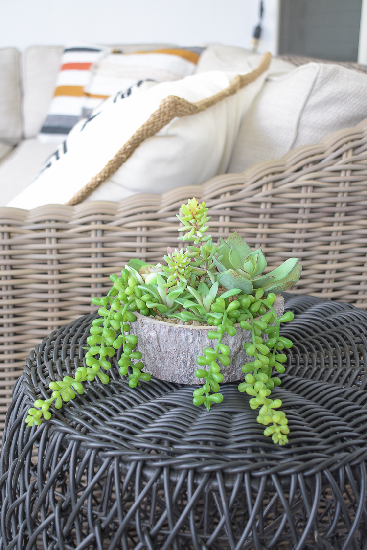 Best outdoor faux succulents 