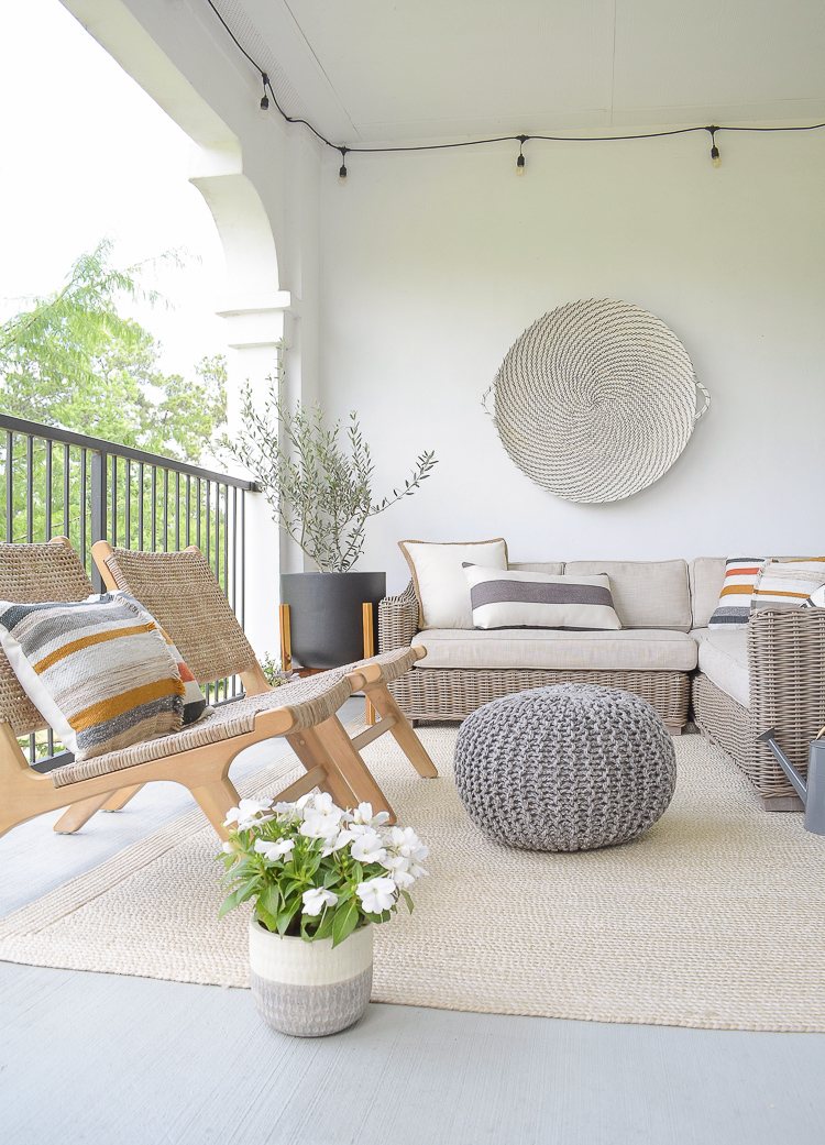 Modern Patio Refresh - Tips + Tour 