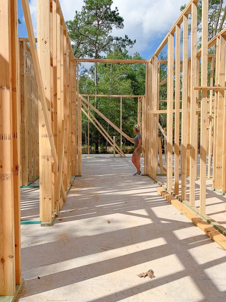 View down hall of new construction home - Zdesign At Home