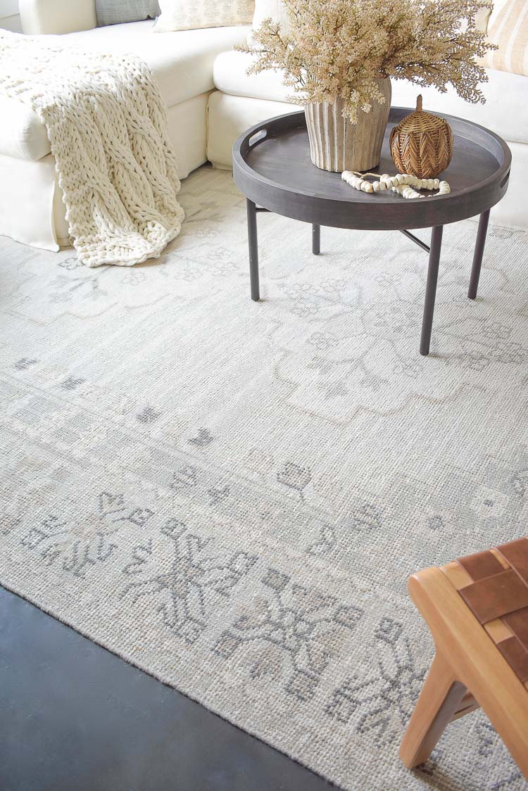 Vintage Inspired Neutral Rug