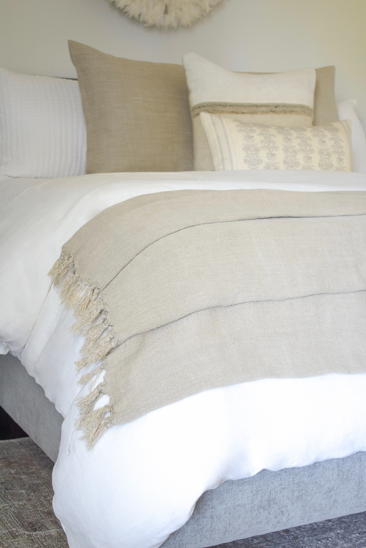 Adding Interest to Layered Neutral Bedding - On Sutton Place