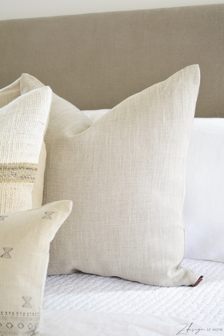 24x24 pottery barn linen pillow 