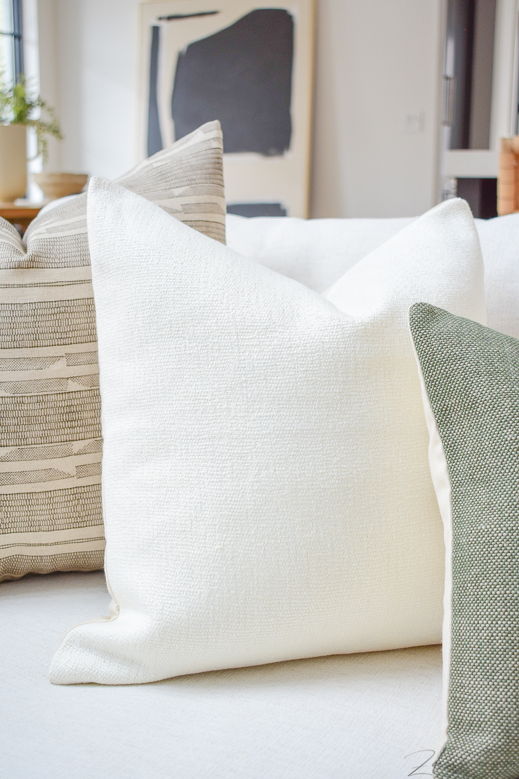 How To Style Your Sofa Pillows Favorite New Inserts A Review of
