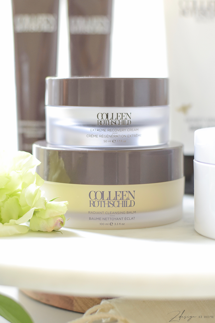 Colleen Rothschild Beauty products - extreme recovery cream, radiant cleansing balm