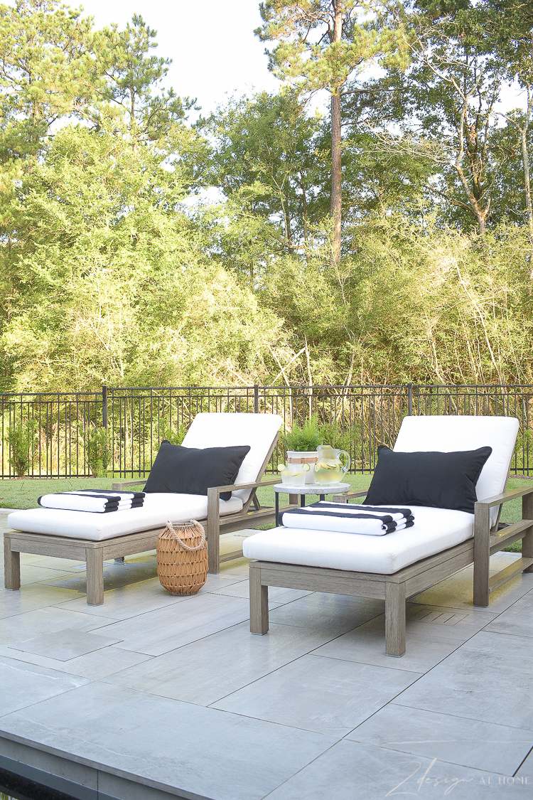 outdoor black and white decor from walmart home 